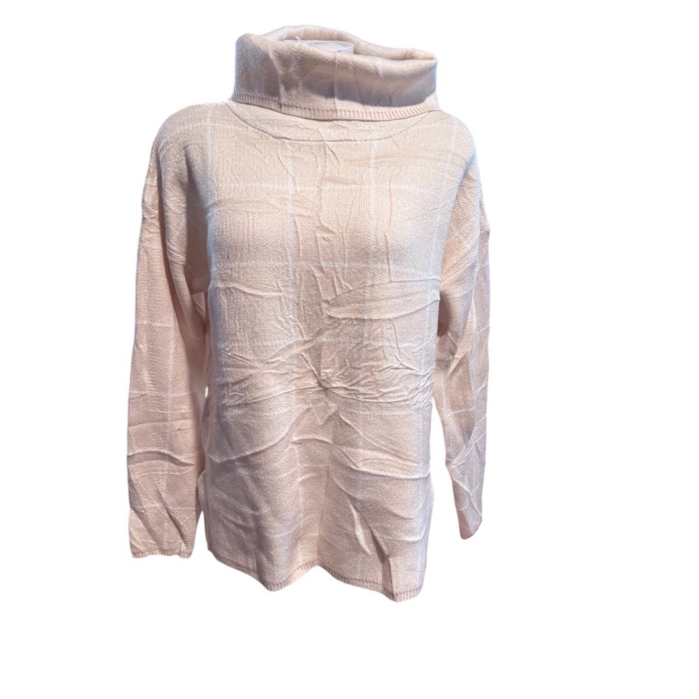 Women's ECOWISH Sweater Size l cream & White